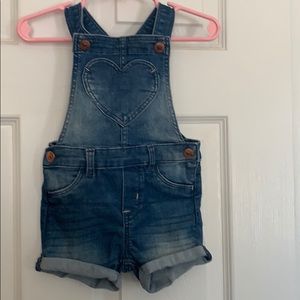 4-6 months baby girl jean romper